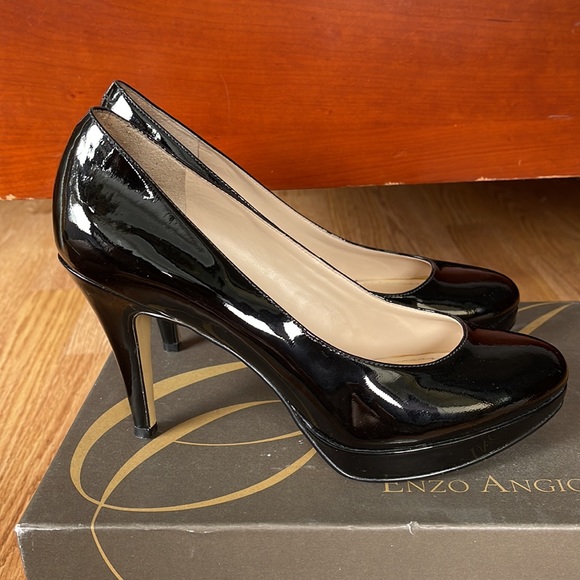 Enzo Angiolini Dixy in Black Patent Leather Sz 6.5 - Picture 5 of 9